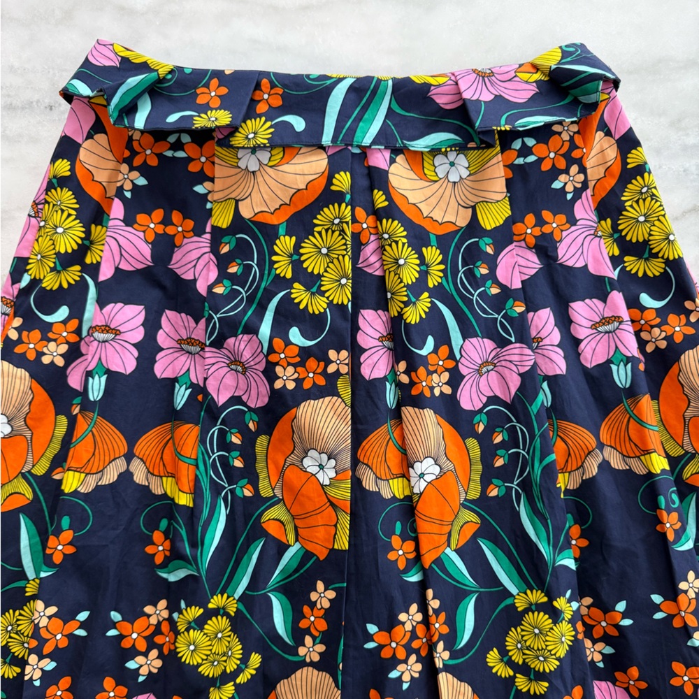 Anthropologie Women’s Corey Lynn Calter Kyla Paperbag Midi Skirt Size M - Picture 6 of 16